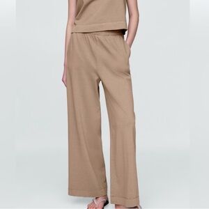 GAP Women's Heavyweight Wide-Leg Pants